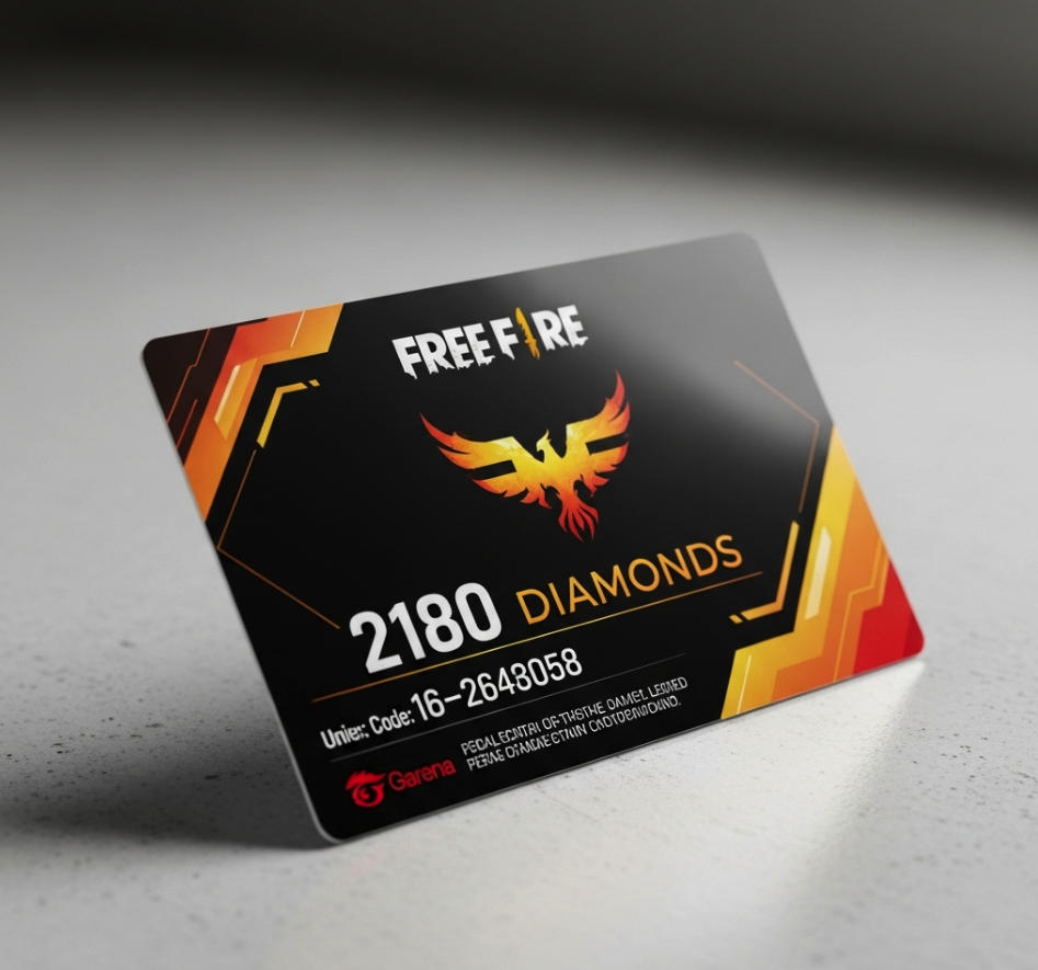 Free Fire 2180 Diamonds